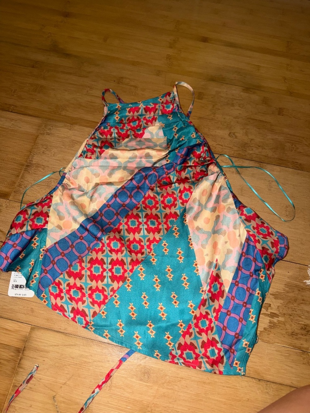 Free people open back top
